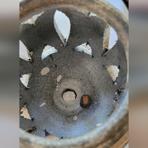 Studio Art Pottery Pot Luminary Candle Holder Hand Made Design Ceramics - Picture 8 of 12